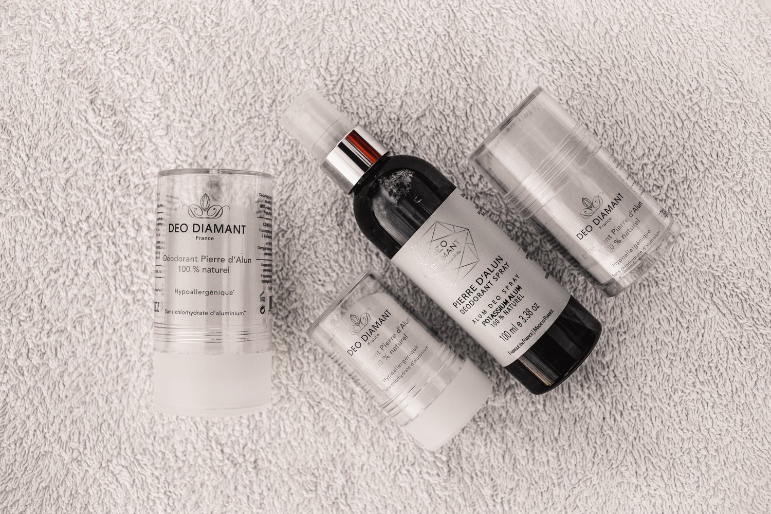 Lot De 3 Déodorants Pierre D'Alun En Stick 60g - Hypoallergénique, Sans Parfum - MEDICAL & CARE